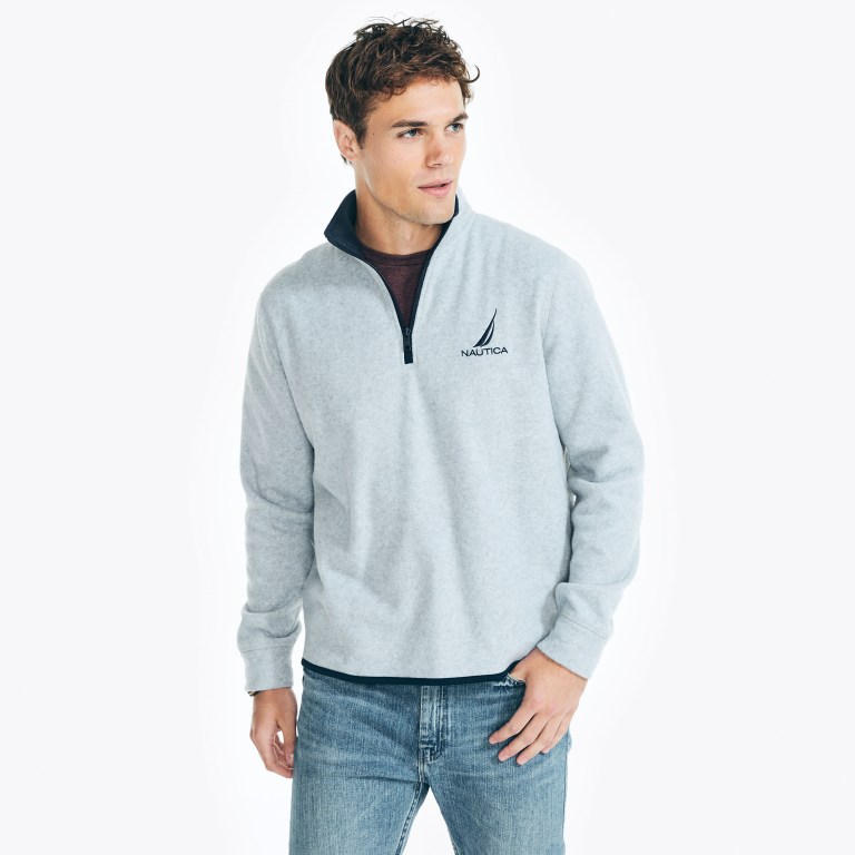 Legibilidad Geografía Polo Sudaderas Nautica Hombre Gris 2XL Colombia - Comprar Nautica